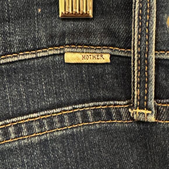 MOTHER Denim The Tomcat Snipped in the Bud dark denim women size 34 - Picture 5 of 9